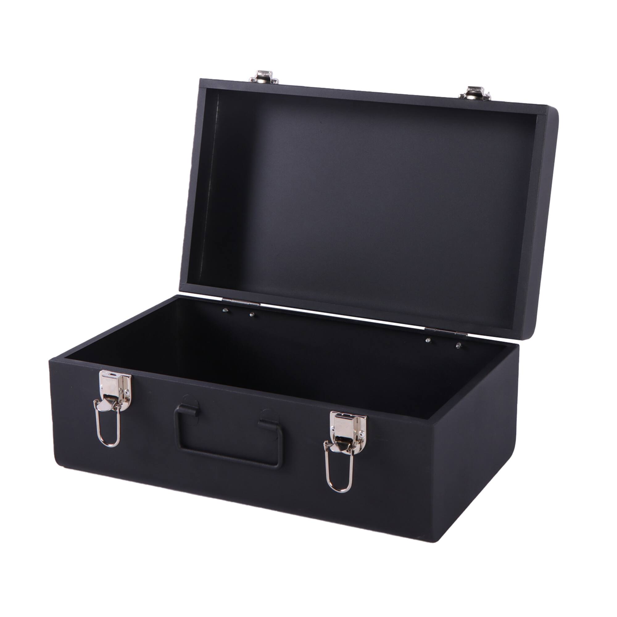 6 Pack: Black Large Metal Storage Box by Artist's Loft™